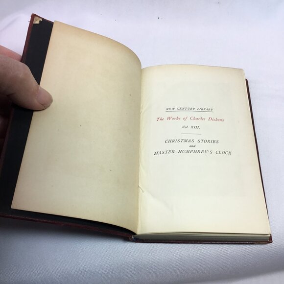 Antique Christmas Stories by Charles Dickens-Thomas Nelson & Sons 1904 Vol. XIII - Picture 5 of 13
